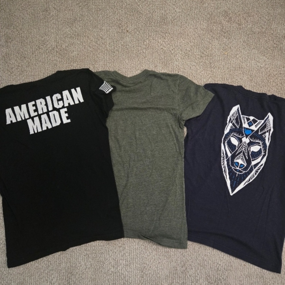 Rogue Short Sleeve Tees - Black, Green, and Navy